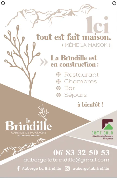 Ici tout est fait maison, même la Maison.