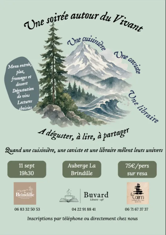 Une soirée autour du Vivant à l'Auberge la Brindille, Villard-Notre-Dame, La Brindille