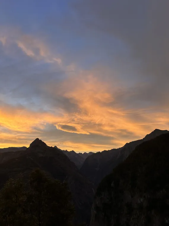 Vue matinale - Auberge La Brindille - Villard-Notre-Dame