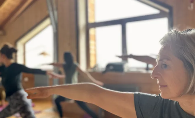 Salle de Yoga - Auberge La Brindille - Villard-Notre-Dame