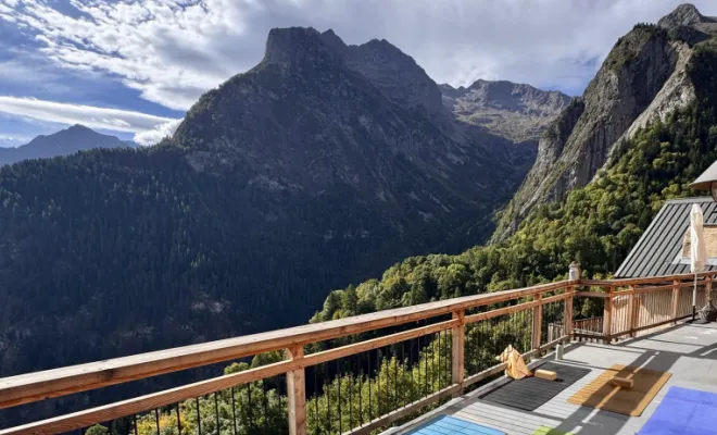 Yoga avec vue - Auberge La Brindille - Villard-Notre-Dame