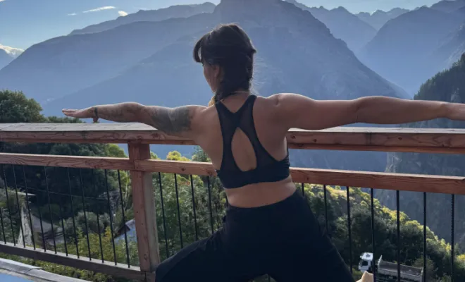 Yoga avec vue - Auberge La Brindille - Villard-Notre-Dame